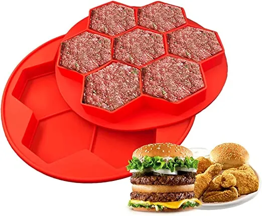 🔥🔥Hot Sale 🎁Silicone Burger Press Slider Mold